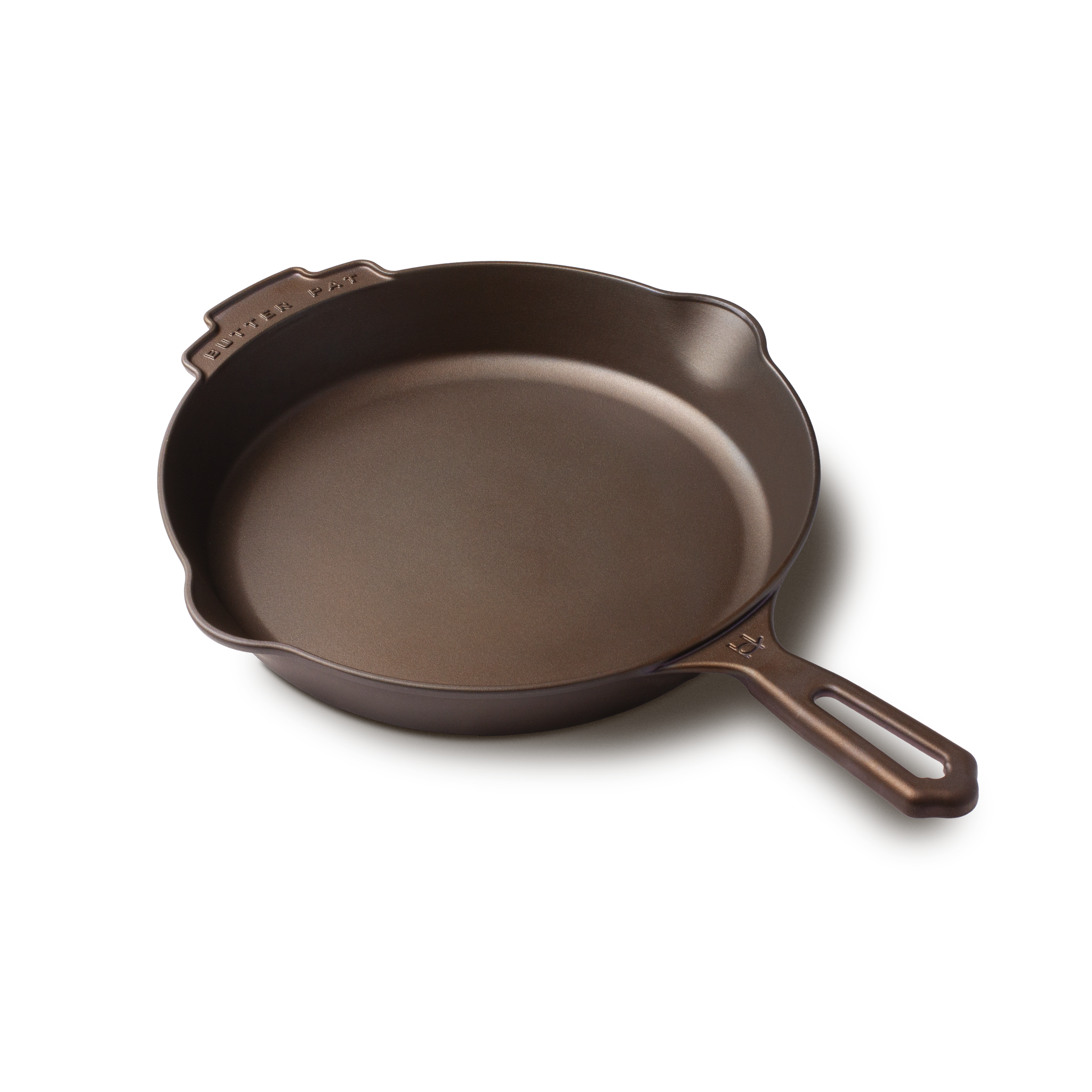 Cast Iron Pan Household Breakfast Pot With Wooden Handle Double